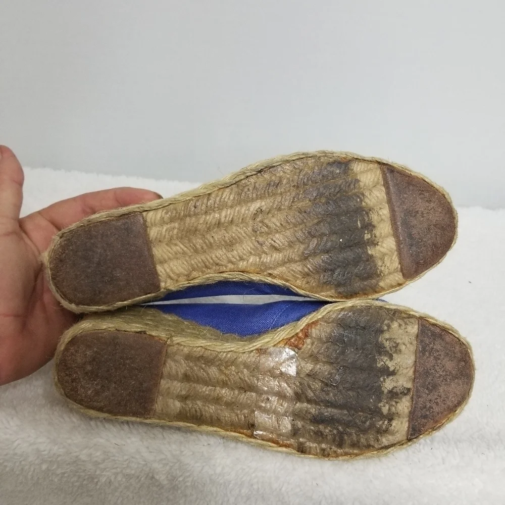 Ralph Lauren Linen Espadrille Wedges